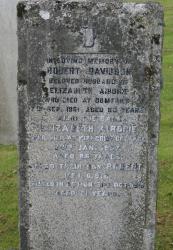 Davidson family gravestone at Anwoth Churchyard.